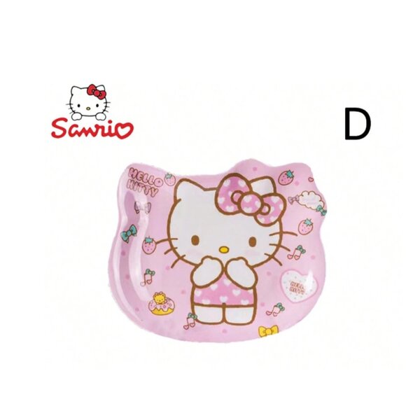 Hello Kitty Ceramic Dinner Plate – Cute Cartoon Tableware for Snacks, Fruit - Picture 1 of 2